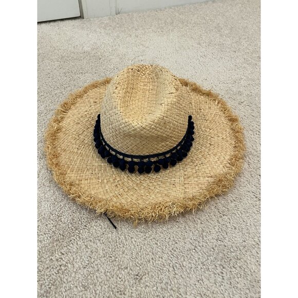 Lisi Lerch Pompom Fedora Fringe Straw Hat main image 11